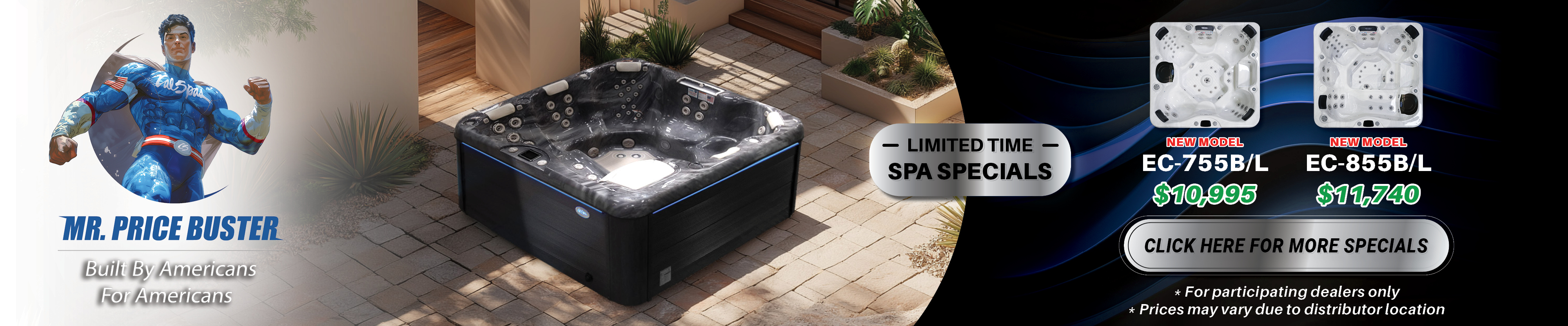 Calspas hot tub being used in a family setting - Costamesa